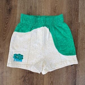 NWOT Nike Sportswear Project Uphoria Fleece Shorts in Clover & White Clash